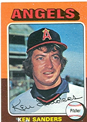 1975 Topps Baseball Cards      366     Ken Sanders